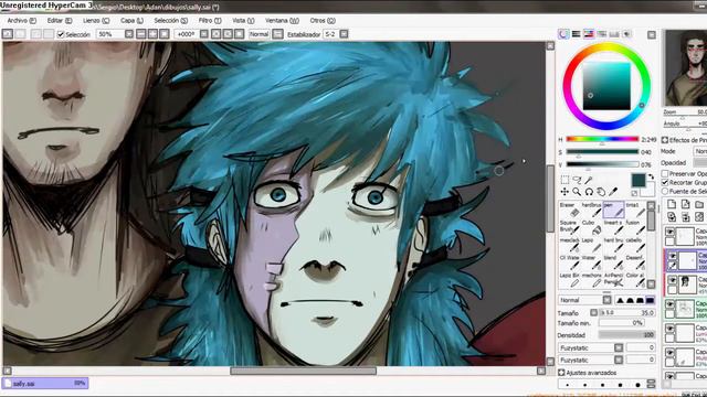 Sally face [Speedpaint] смотреть онлайн