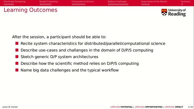Introduction to the module CS3DP19-Distributed Systems and Parallel Computing смотреть онлайн