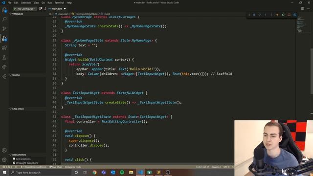 Flutter Tutorial For Beginners #4 - Button Presses and Callbacks смотреть онлайн