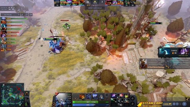 Dendi NEW Meta Min 13 Orchid Malevolence - 100% Nobody Can Escape Dota 2