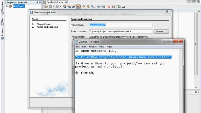 How to make new JAVA Project in NetBeans IDE смотреть онлайн
