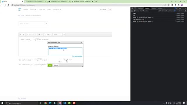 CKEditor 4 with Mathematical Formulas (Latex) in Vue 3 смотреть онлайн