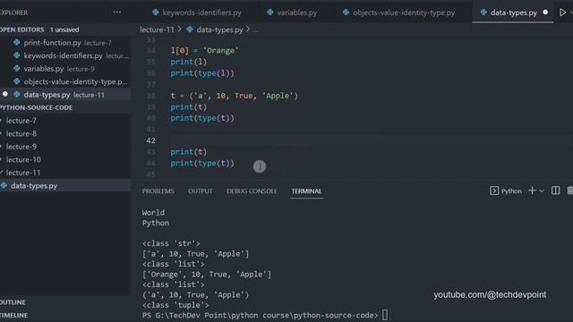 পাইথন #11: Data Types in Python | Understanding Built-In Data Types in Python | Bangla Tutorial смотреть онлайн