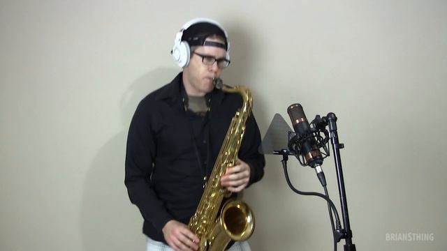 UPTOWN FUNK! - Mark Ronson & Bruno Mars - Tenor & Alto Sax Cover - BriansThing & Jacob Scesney 🎷 смотреть онлайн
