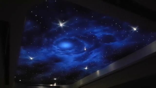 3D потолок 'Звёздное небо' смотреть онлайн
