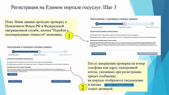 Госуслуги регистрация смотреть онлайн