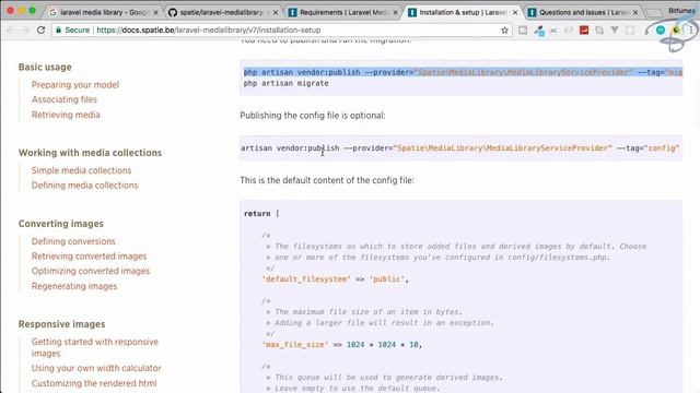 Spatie Laravel Media Library - Installation and Setting Up Envvironment #2 смотреть онлайн
