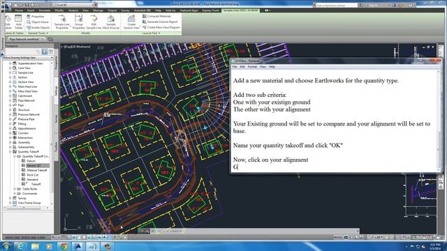 AutoCAD Civil 3D Earthworks 2014 tutorial смотреть онлайн