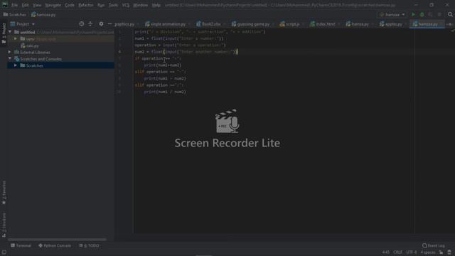 How to build a simple calculator using python смотреть онлайн