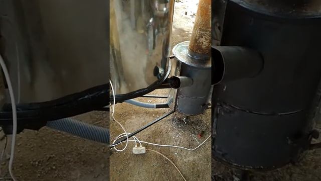 Пеллетная печь!!! ГОРЫНЫЧ первый запуск! Автоматическая печь!!! Пелетная печь. Отопление рассадн смотреть онлайн