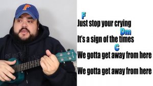 SIGN OF THE TIMES - HARRY STYLES | Ukulele Cover & Play Along