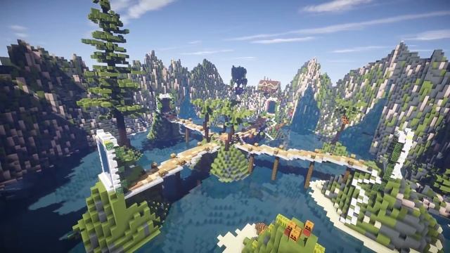 Minecraft - 2 Free Server Spawn Hubs with Download смотреть онлайн