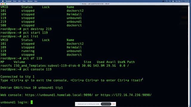 Proxmox Command Line Utilities смотреть онлайн