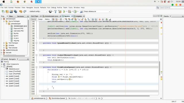 Animations Form Login Like Android App In Java Netbeans смотреть онлайн