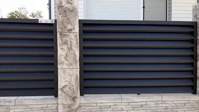 Метална оградна щора Алфа Хай мат 9005 черна смотреть онлайн