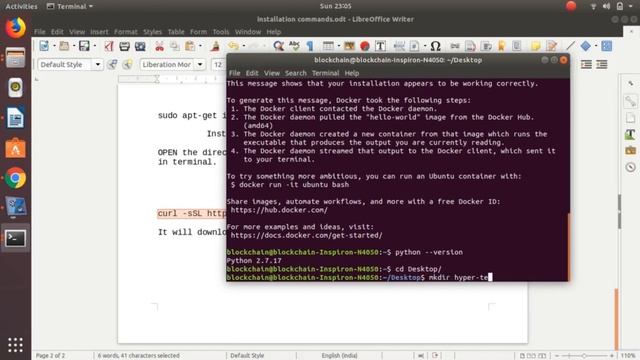 Build Hyperledger Fabric Framework in Ubuntu смотреть онлайн
