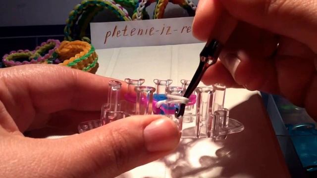 Браслет Радость на Monster Tail Rainbow Loom. Видео 15. смотреть онлайн