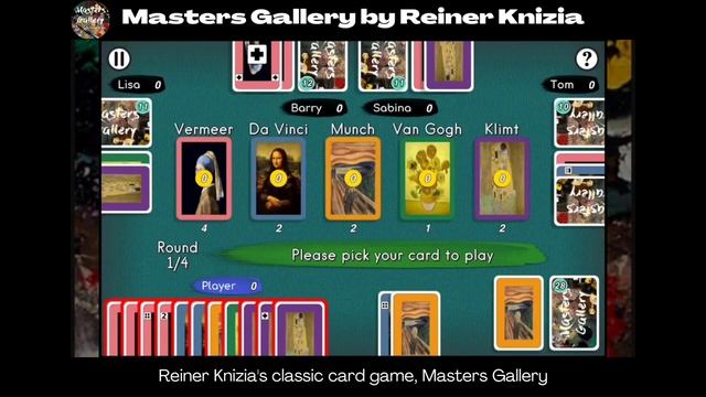 Masters Gallery by Reiner Knizia #androidgames смотреть онлайн