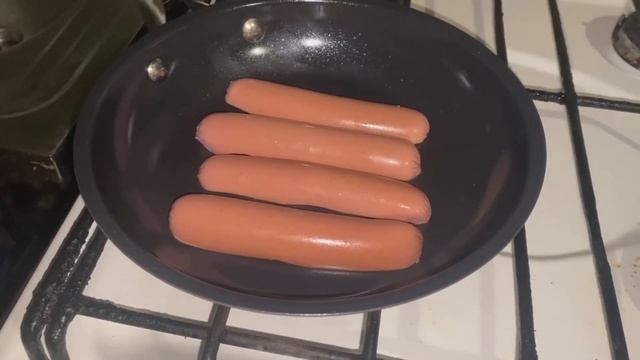 Готовка сосисок без масла