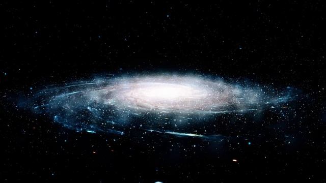 A space screensaver with a beautiful rotating galaxy and an infinite universe. смотреть онлайн