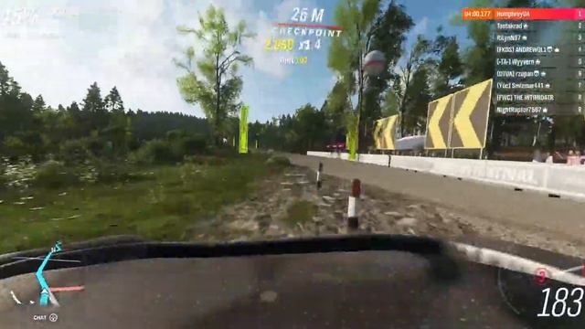 FH4 Gauntlet Hoonigan RS200 08:18,005 смотреть онлайн