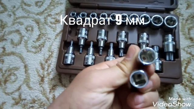 Набор головок и бит TORX смотреть онлайн