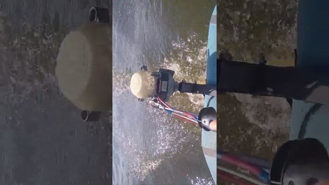Лодочный мотор из стиралки. смотреть онлайн