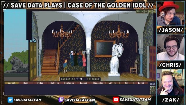 The Best Mystery Game Since Obra Dinn? | Save Data Team Plays Case of the Golden Idol смотреть онлайн