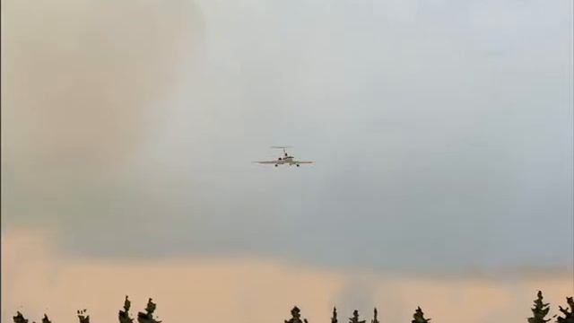 Ту-154Б2 ULLI посадка на старую ВПП смотреть онлайн
