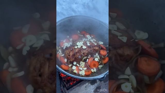 Супер ?ЖАРКОЕ? в казане из КАРБОНАТА смотреть онлайн