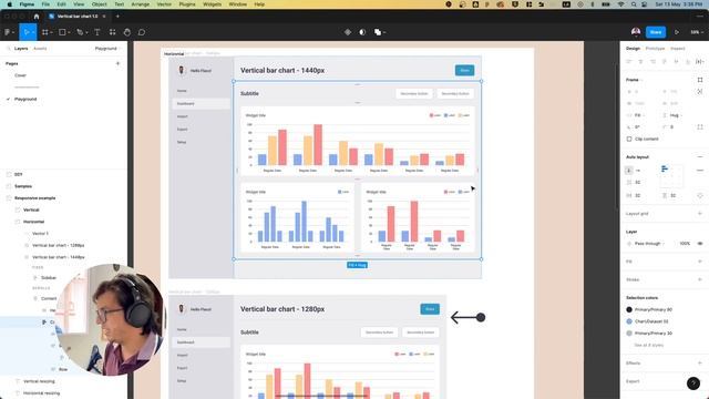How to create a vertical data bar chart in figma смотреть онлайн