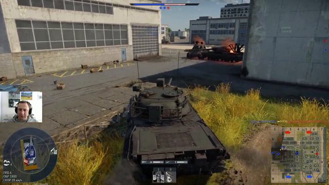 Первый бой на танке Леопард 1 в War Thunder. смотреть онлайн