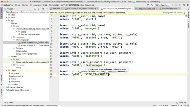 Episode 17 - Setup Project Spring Security смотреть онлайн