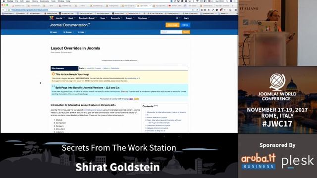 JWC 2017 - Secrets from the Work Station - Shirat Goldstein смотреть онлайн