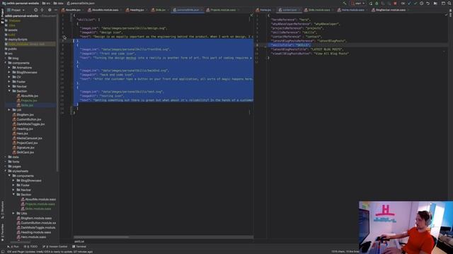 Personal Website with React - Refactoring and Cleaning the Home Page Component смотреть онлайн