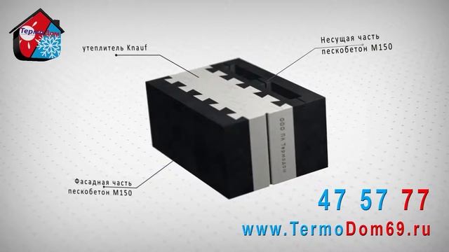Теплоблоки от Компании Термодом, Тверь. Рекламный ролик смотреть онлайн