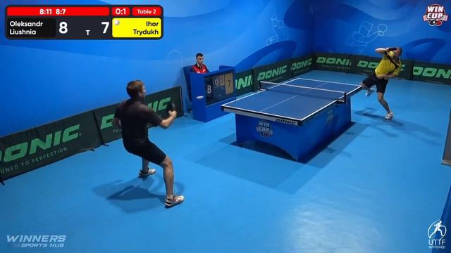 01:15 Oleksandr Liushnia 0-3 Ihor Trydukh West 6 WIN CUP 12.05.2023 | TABLE TENNIS WINCUP смотреть онлайн