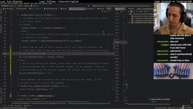 LARGE DATA BANK episode 75: trying to improve CockroachDB's KV client performance смотреть онлайн