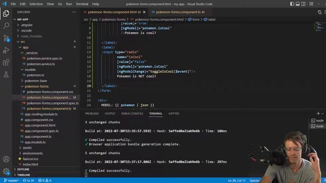 Angular For Beginners - 18. Checkboxes (Template Driven Forms) смотреть онлайн
