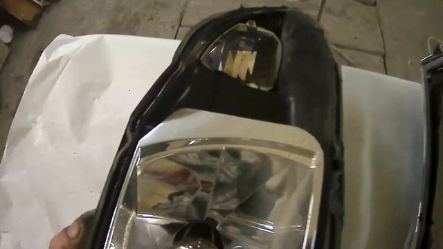 Как поменять стекло на фаре. смотреть онлайн