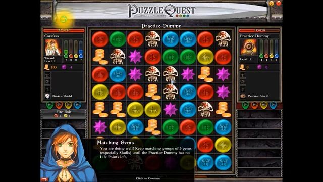 Puzzle Quest - интересная реализация жанра 