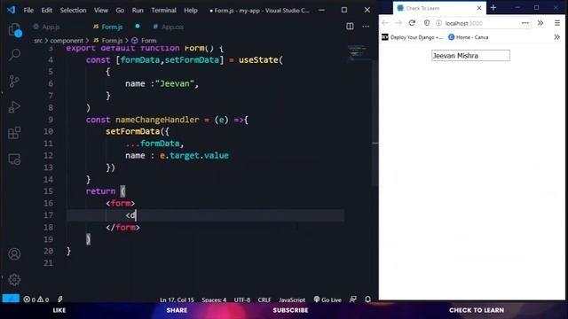 Form in React js part - 1|| ReactJS Tutorial - #15 смотреть онлайн