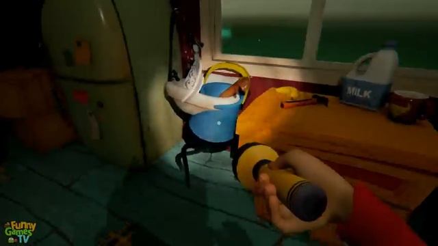 Я сломал игру ПРИВЕТ СОСЕД МУЛЬТЯШНЫЙ ХОРРОР игра Hello Neighbor смотреть онлайн