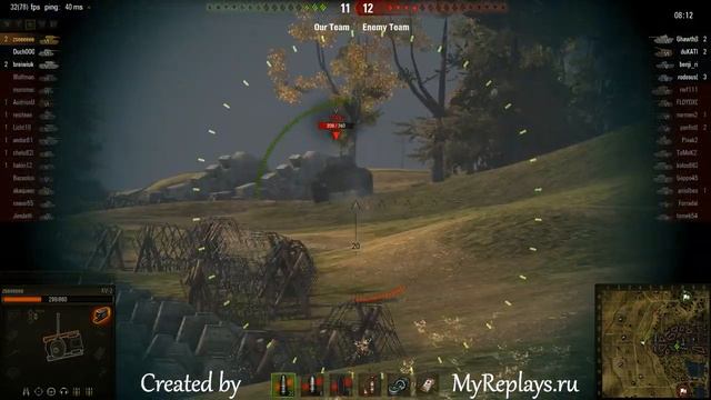 WOT: Siegfried Line - KV-2 - 5 frags - смотреть онлайн