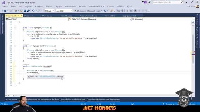 1.12 Select en MVC C# con SQL Server y ADO NET смотреть онлайн