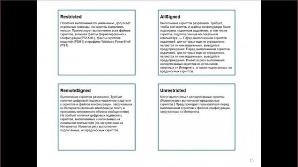 Скрипты PowerShell