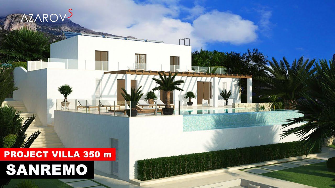 New villa project in Sanremo 350 m2 смотреть онлайн