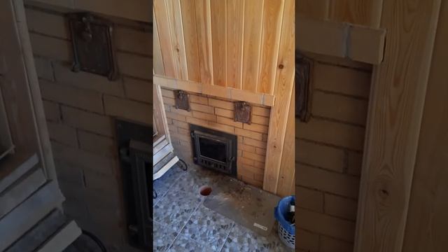 Парная с наклонным потолком. Режим русской бани. смотреть онлайн