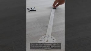 Установка настенных интерьерных 3D объемных самоклеющихся часов Retime