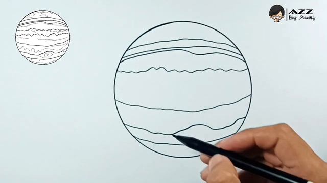 How to draw Jupiter easy смотреть онлайн